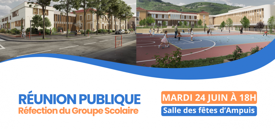 Réunion Publique - Réfection du Groupe Scolaire