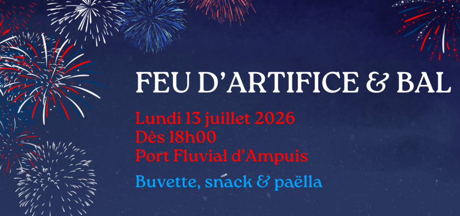 Feu d'artifice - 13 juillet 2026
