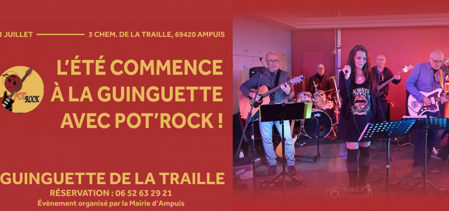 L'été commence à la guinguette avec Pot'Rock !