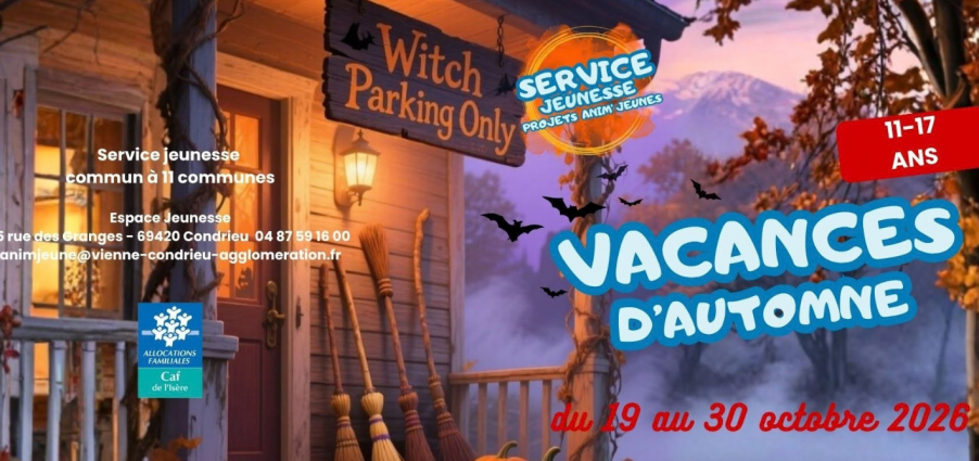 Anim'Jeunes - Vacances d'octobre 2026