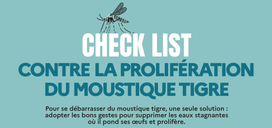 Check List contre les prolifération du moustique tigre